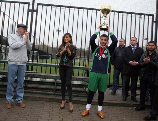Leyla Əliyeva RAGT-nin mini-futbol üzrə "Heydər Əliyev Kuboku" turnirinə tamaşa edib (FOTO)