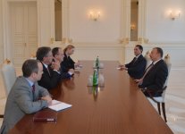 Prezident İlham Əliyev ATƏT-in Parlament Assambleyasının Cənubi Qafqaz üzrə xüsusi nümayəndəsini qəbul edib