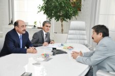 Əbülfəs Qarayev TÜRKSOY-un baş katibi ilə görüşüb (FOTO)