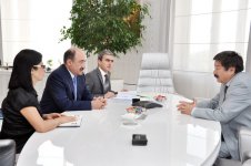 Əbülfəs Qarayev TÜRKSOY-un baş katibi ilə görüşüb (FOTO)