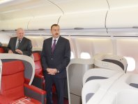 İlham Əliyev Beynəlxalq Logistika Mərkəzinin açılışında iştirak edib, yeni alınmış sərnişin təyyarələrinə baxıb (FOTO)
