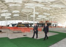 İlham Əliyev Beynəlxalq Logistika Mərkəzinin açılışında iştirak edib, yeni alınmış sərnişin təyyarələrinə baxıb (FOTO)