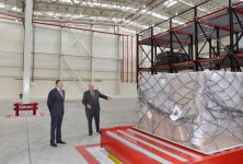 İlham Əliyev Beynəlxalq Logistika Mərkəzinin açılışında iştirak edib, yeni alınmış sərnişin təyyarələrinə baxıb (FOTO)