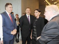 Prezident İlham Əliyev və xanımı Cənubi Qafqaz Forumunun iştirakçılarının şərəfinə verilən ziyafətdə iştirak ediblər (FOTO)