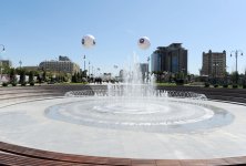 Azərbaycan Prezidenti İlham Əliyev və xanımı Bakıda yeni park kompleksinin açılışında iştirak ediblər (FOTO)