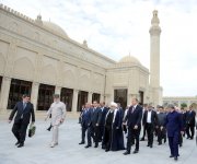 Prezident İlham Əliyev Şamaxı Cümə məscidinin əsaslı bərpadan sonra istifadəyə verilməsi mərasimində iştirak edib (FOTO)