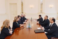 İlham Əliyev Uruqvay Parlamenti Nümayəndələr Palatasının sədrini qəbul edib
