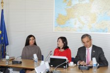 Azərbaycanın birinci xanımı Mehriban Əliyeva Fransa Milli Assambleyası və Senatında görüşlər keçirib (FOTO)