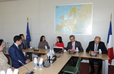 Azərbaycanın birinci xanımı Mehriban Əliyeva Fransa Milli Assambleyası və Senatında görüşlər keçirib (FOTO)