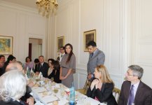 Azərbaycanın birinci xanımı Mehriban Əliyeva Fransa Milli Assambleyası və Senatında görüşlər keçirib (FOTO)