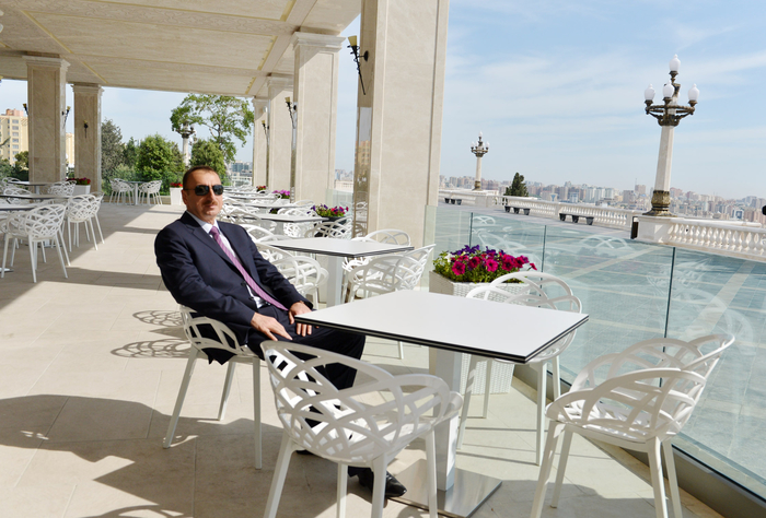Azərbaycan Prezidenti Dağüstü parkda yenidənqurmadan sonra yaradılmış şəraitlə tanış olub (FOTO)