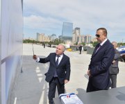 İlham Əliyev Bakıda Ağ Şəhər bulvarının təməlqoyma mərasimində iştirak edib (FOTO)