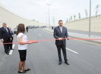 Prezident İlham Əliyev Buzovna-Mərdəkan-Qala yolunun açılışında iştirak edib (FOTO)