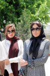 Azərbaycanın birinci xanım Mehriban Əliyeva Bakının Binə qəsəbəsindəki İmam Rza məscidi yenidənqurmadan sonra açılışında iştirak edib (FOTO)