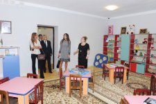 Azərbaycanın birinci xanımı Mehriban Əliyeva Bakının Nəsimi və Binəqədi rayonlarında uşaq bağçalarının əsaslı təmirdən sonra açılışında iştirak edib (FOTO)