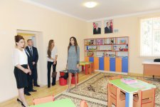 Azərbaycanın birinci xanımı Mehriban Əliyeva Bakının Nəsimi və Binəqədi rayonlarında uşaq bağçalarının əsaslı təmirdən sonra açılışında iştirak edib (FOTO)