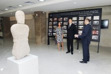 Prezident İlham Əliyev və xanımı Azərbaycan Milli İncəsənət Muzeyinin yeni korpusunun açılışda iştirak ediblər (FOTO)