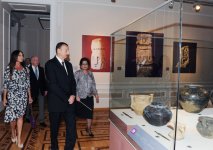 Prezident İlham Əliyev və xanımı Azərbaycan Milli İncəsənət Muzeyinin yeni korpusunun açılışda iştirak ediblər (FOTO)