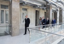 Prezident İlham Əliyev və xanımı Azərbaycan Milli İncəsənət Muzeyinin yeni korpusunun açılışda iştirak ediblər (FOTO)