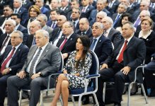 Prezident İlham Əliyev: Bizim amalımız qüdrətli Azərbaycandır, müstəqillikdir, inkişafdır, sosial rifahdır (FOTO)