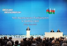 Prezident İlham Əliyev: Bizim amalımız qüdrətli Azərbaycandır, müstəqillikdir, inkişafdır, sosial rifahdır (FOTO)