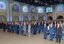 Prezident İlham Əliyev: Bizim amalımız qüdrətli Azərbaycandır, müstəqillikdir, inkişafdır, sosial rifahdır (FOTO)
