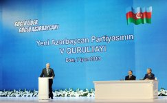 Prezident İlham Əliyev: Bizim amalımız qüdrətli Azərbaycandır, müstəqillikdir, inkişafdır, sosial rifahdır (FOTO)
