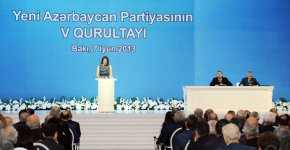 Prezident İlham Əliyev: Bizim amalımız qüdrətli Azərbaycandır, müstəqillikdir, inkişafdır, sosial rifahdır (FOTO)