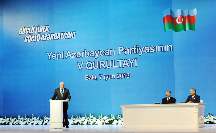 Prezident İlham Əliyev: Bizim amalımız qüdrətli Azərbaycandır, müstəqillikdir, inkişafdır, sosial rifahdır (FOTO)