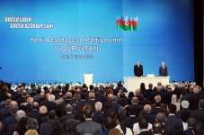 Prezident İlham Əliyev: Bizim amalımız qüdrətli Azərbaycandır, müstəqillikdir, inkişafdır, sosial rifahdır (FOTO)