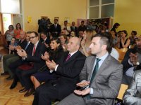 Leyla Əliyeva Sarayevoda görmə qabiliyyəti məhdud olan uşaqlar və gənclər üçün mərkəzin açılışında iştirak edib (FOTO)