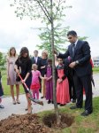 Leyla Əliyeva Sarayevoda görmə qabiliyyəti məhdud olan uşaqlar və gənclər üçün mərkəzin açılışında iştirak edib (FOTO)