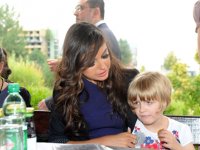 Leyla Əliyeva Sarayevoda görmə qabiliyyəti məhdud olan uşaqlar və gənclər üçün mərkəzin açılışında iştirak edib (FOTO)