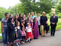 Leyla Əliyeva Sarayevoda görmə qabiliyyəti məhdud olan uşaqlar və gənclər üçün mərkəzin açılışında iştirak edib (FOTO)