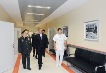 Prezident İlham Əliyev Silahlı Qüvvələrin Baş Klinik Hospitalının ikinci müalicə korpusunun açılışında iştirak edib (FOTO)