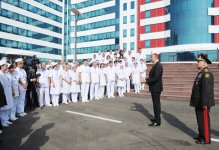 Prezident İlham Əliyev Silahlı Qüvvələrin Baş Klinik Hospitalının ikinci müalicə korpusunun açılışında iştirak edib (FOTO)