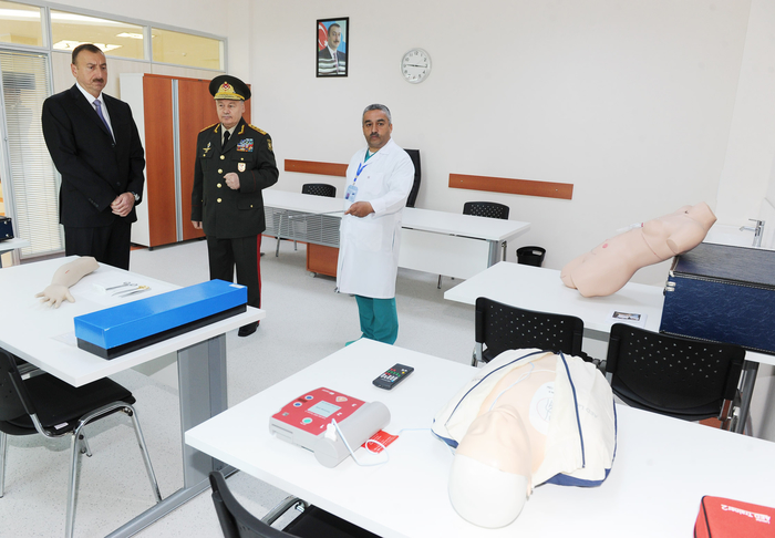 Prezident İlham Əliyev Silahlı Qüvvələrin Baş Klinik Hospitalının ikinci müalicə korpusunun açılışında iştirak edib (FOTO)