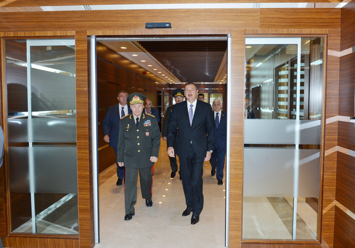 Prezident İlham Əliyev Silahlı Qüvvələrin Baş Klinik Hospitalının ikinci müalicə korpusunun açılışında iştirak edib (FOTO)
