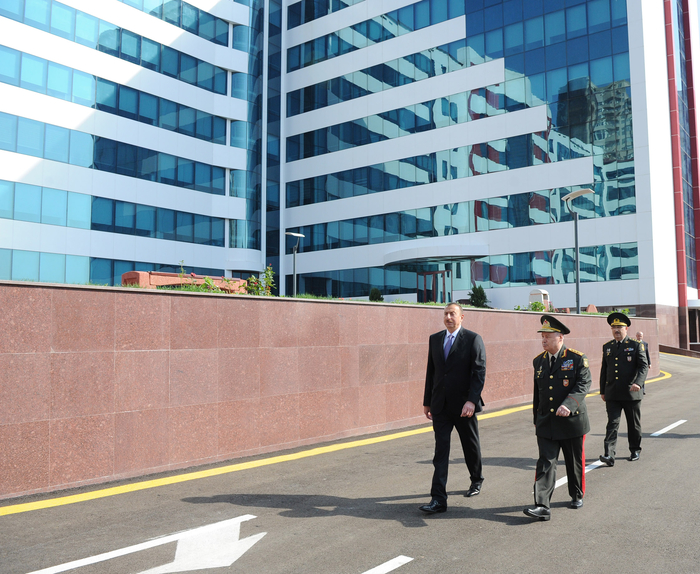 Prezident İlham Əliyev Silahlı Qüvvələrin Baş Klinik Hospitalının ikinci müalicə korpusunun açılışında iştirak edib (FOTO)