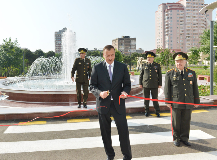 Prezident İlham Əliyev Silahlı Qüvvələrin Baş Klinik Hospitalının ikinci müalicə korpusunun açılışında iştirak edib (FOTO)