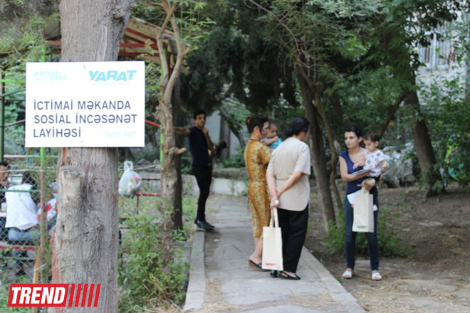 "Yarat!" Müasir İncəsənət Məkanı “YARd ArT” layihəsini təqdim edib (FOTO)