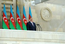 Azərbaycan Silahlı Qüvvələrinin yaradılmasının 95 illiyi münasibətilə Bakıda hərbi parad başa çatıb (ƏLAVƏ OLUNUB) (VİDEO) (FOTO)