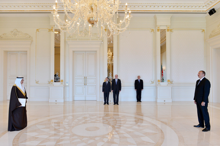 Prezident İlham Əliyev Səudiyyə Ərəbistanının yeni səfirinin etimadnaməsini qəbul edib (FOTO)