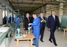 Prezident İlham Əliyev Şirvandakı “Araz” zavodunda döyüş sursatlarının utilizasiya mərkəzinin açılışında iştirak edib (FOTO)