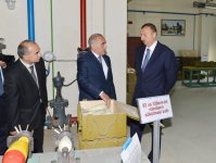 Prezident İlham Əliyev Şirvandakı “Araz” zavodunda döyüş sursatlarının utilizasiya mərkəzinin açılışında iştirak edib (FOTO)