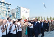 Prezident İlham Əliyev: Azərbaycan dünya miqyasında nadir ölkələrdəndir ki, enerji təhlükəsizliyini özü 100 faiz təmin edir (FOTO)