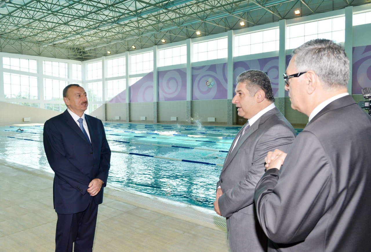 İlham Əliyev Şirvan Olimpiya İdman Kompleksinin açılışında iştirak edib (FOTO)