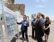Prezident İlham Əliyev yenidən qurulan Tovuz-Qovlar-Ağbaşlar avtomobil yolunun açılışında iştirak edib (FOTO)