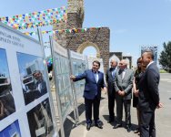 Prezident İlham Əliyev yenidən qurulan Tovuz-Qovlar-Ağbaşlar avtomobil yolunun açılışında iştirak edib (FOTO)