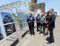 Prezident İlham Əliyev yenidən qurulan Tovuz-Qovlar-Ağbaşlar avtomobil yolunun açılışında iştirak edib (FOTO)